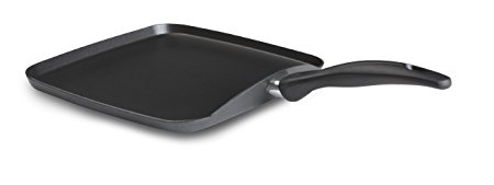 T-fal A85713 Specialty Nonstick Grilled Cheese Griddle Cookware, 10.25-Inch, Black