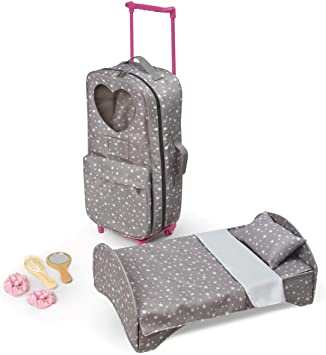 Travel and Tour Trolley Carrier with Bed for 18-inch Dolls (fits American Girl Dolls)