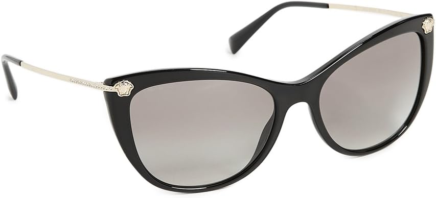 Versace Women's Pop Chic Sunglasses, Black/Grey, One Size