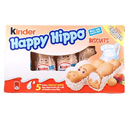 Kinder Happy Hippo Biscuits 3-PACK 3x103.5g/3x3.65oz