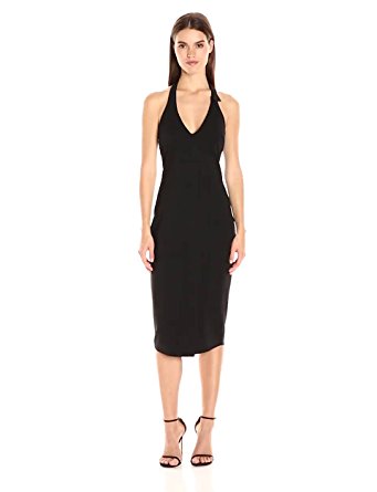 GUESS Women's Sleevless Odiana Halter Dress