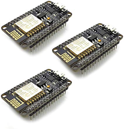 HiLetgo 3pcs ESP8266 NodeMCU CP2102 ESP-12E Internet WiFi Development Board Open Source Serial Wireless Module Works Great with Arduino IDE/Micropython (Pack of 3PCS)