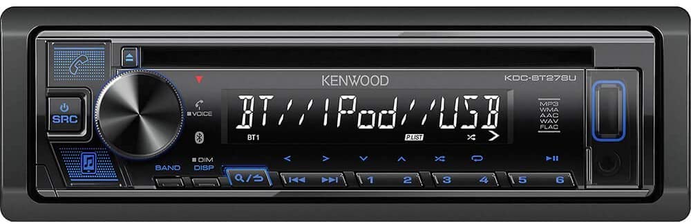 Kenwood KDC-BT278U CD/BT Audio Receiver