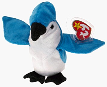 TY Beanie Baby - ROCKET the BlueJay Bird