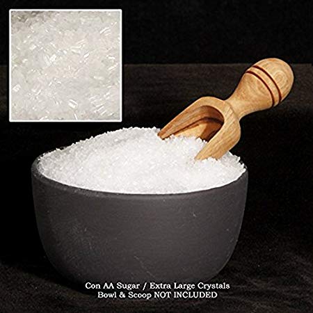 The Spice Lab Con AA Confectioners Sugar - Extra Course - Decorative White Sugar Crystals - 8 Ounce