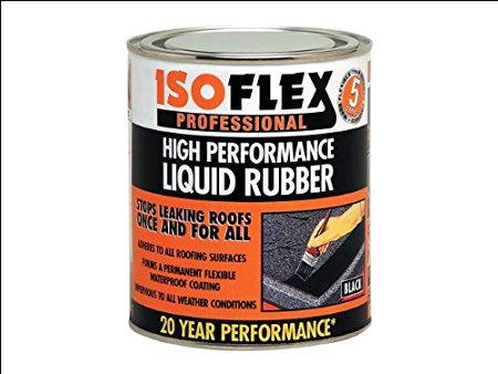 Ronseal ILR750 750ml Isoflex Liquid Rubber - Black