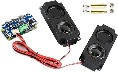 WM8960 Hi-Fi Sound Card HAT for Raspberry Pi, Support Stereo Encoding/Decoding, Playing/Recording, Onboard Dual-Channel Speaker Interface, Directly Drives Speakers