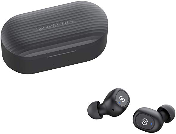 SoundPEATS True Wireless Earbuds 5.0 Bluetooth Headphones 35 Hours with Charging Case