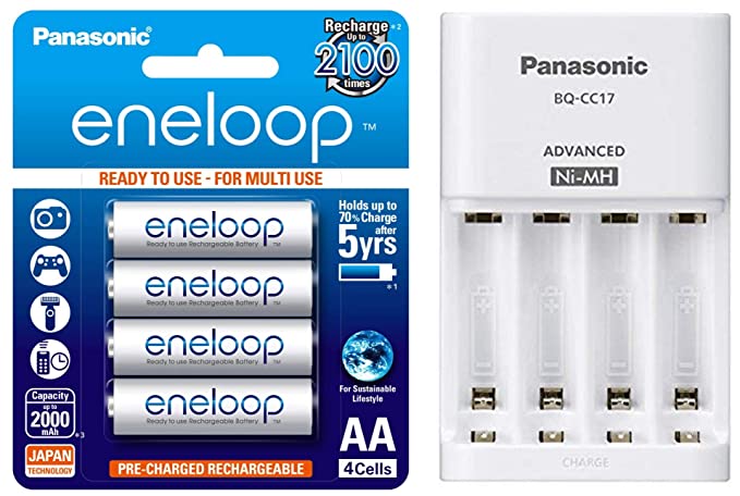 Panasonic Battery Eneloop 2100 Mah AA Battery   Advanced Battery Charger