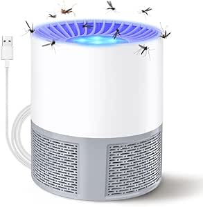 Lampe Anti Moustique, Electrique Anti Moustique Exterieur Intérieur, USB Tue Mouche Electrique Piege a Moustique, Tueur d'Insectes Pas Bruit Tueur de Moustiques Efficace