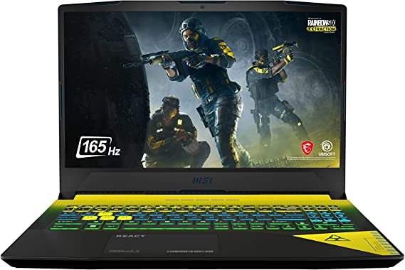 MSI Rainbow 6 Special Edition Crosshair15 15.6" QHD 165Hz Gaming Laptop Intel Core i7-12700H RTX3070 16GB 1TB NVMe SSD Win11