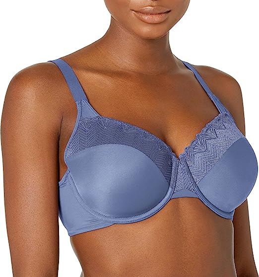 Bali Passion For Comfort Underwire Bra with Full-Coverage, Light Lift Back Smoothing Shapewear Bra for Everyday Wear