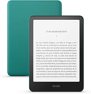 Nuevo Kindle Paperwhite (16 GB) de Amazon | Nuestro Kindle más rápido, con una nueva pantalla de 7" sin reflejos y semanas de batería | Con publicidad | Verde jade