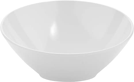 GET B-786-W Angled/Cascading Bowl, 12 Ounce, White