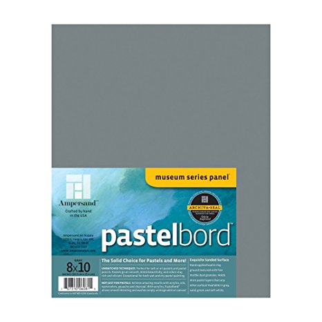 Ampersand Pastelbord 8 in. x 10 in. gray each