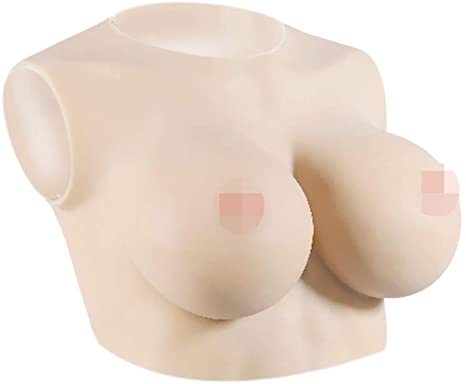 JUYO VONSAN Breastplate Silicone Breast Forms for Crossdresser Silicone Mastectomy Prosthesis Crossdressing