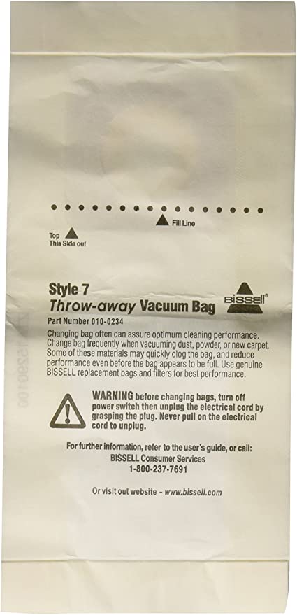 Bissell Style 7 Vacuum Bag, 32120