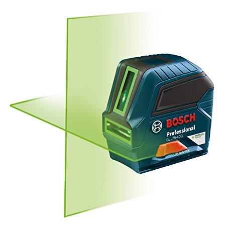 Bosch GLL75-40G Green-Beam Self-Leveling Cross-Line Laser