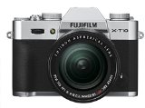 Fujifilm X-T10 Silver Mirrorless Digital Camera Kit with XF 18-55mm F28-40 R LM OIS Lens