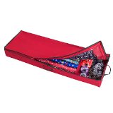 Elf Stor Premium Christmas Wrapping Paper Ribbon and Bow Storage Organizer