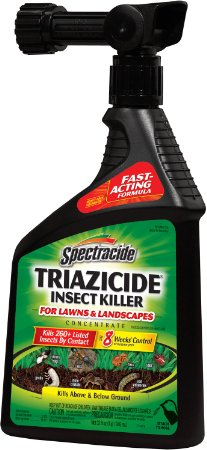 Spectracide 95830 Triazicide Insect Killer Concentrate for Lawns and Landscapes Ready to Spray 32-Ounce