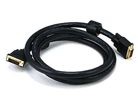 Monoprice 6ft 24AWG CL2 Dual Link DVI-D Cable - Black