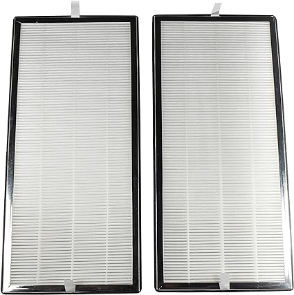 HQRP MA 40 Replacement Filter 2-Pack Compatible with Medify MA40 series, MA40A, MA40B, MA40W, MA40UV Air Purifier, 3-Stage Filtration (Prefilter, H13 HEPA, Carbon)