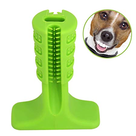 TAMEHOM Dog Toothbrush Stick - Dog Toothbrush Dog Chew Tooth Cleaner Brushing Stick for Pet Puppies