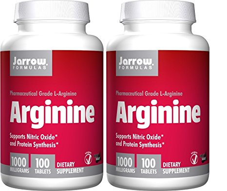 Jarrow Formulas L-Arginine 1000mg, 200 Tablets