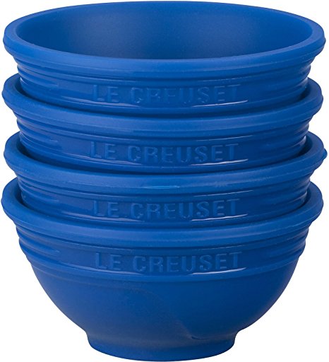 Le Creuset Silicone 1/4-Cup Pinch Bowls, Set of 4, Marseille