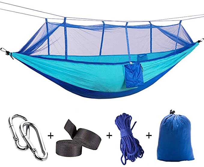 Yeeco Double Camping Hammock, Portable Lightweight Nylon Parachute Hammock