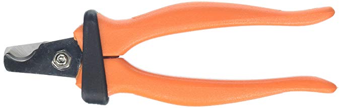 Millers Forge Dog Nail Clipper with Surgical-Steel Blades, Plier Style, Medium, 5-3/4-Inch, Orange