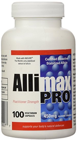 Allimax Pro 450mg Professional Strength (100 Vegetarian Capsules) Brand: Allimax