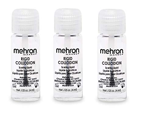 Mehron Rigid Collodion Scarring Liquid - Clear (3-Pack)