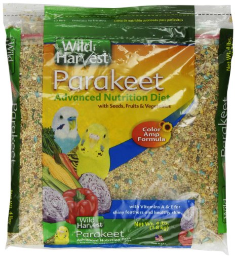 Wild Harvest Parakeet Advanced Nutrition Diet, 4-Pound Bag (A1937)