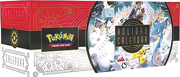 Pokémon TCG: Holiday Calendar (8 Foil Promo Cards, 6 Booster Packs & more), for ages 6  Multicolor