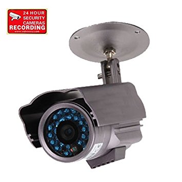 VideoSecu IR Outdoor Bullet Security Camera Built-in 1/3" SONY CCD 420TVL Weatherproof Day Night Vision 3.6mm Wide View Angle Lens CCTV Camera with Bonus Warning Sticker IR40S CY1