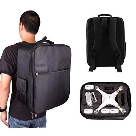 CHEERSON H31 Customized Portable Bag Backpack Carrying Case for Drone DJI Phantom 3 Professional Advanced 4K RC Quadcopter