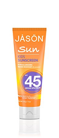 JASON Kids Sunscreen SPF 45, 4 Ounce