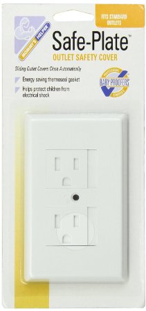 Mommys Helper - Safe Plate Electrical Outlet Covers Standard 10 Pk White
