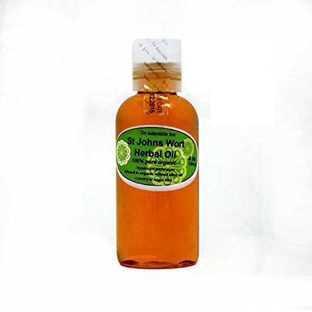 St Johns Wort Herbal Oil Infused 100% Pure Organic 4 Oz