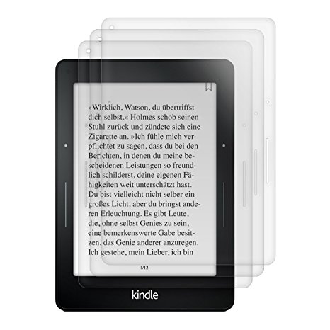 3x kwmobile screen protector MATT and ANTI-GLARE, resistant against finger prints for Amazon Kindle Voyage - PREMIUM QUALITY