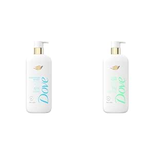 Dove Body Wash Hydration Boost 6% Serum + Acne Clear 1% Salicylic Acid Treatments 18.5 oz Each