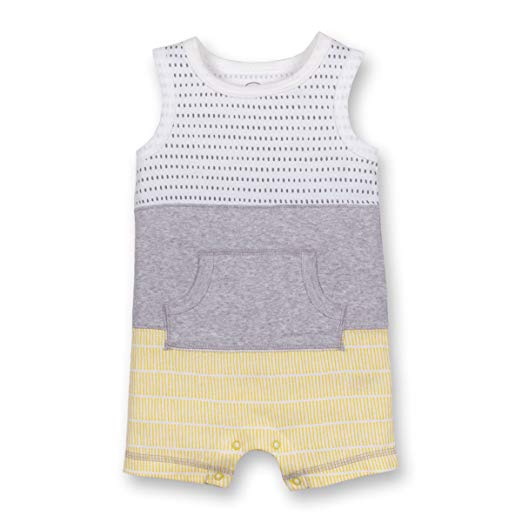 Lamaze Baby Boys Organic Sleeveless Romper