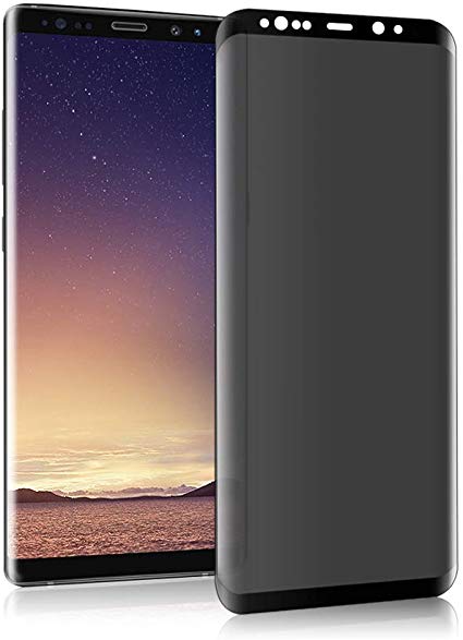 Galaxy Note 8 Privacy Anti-Fog Tempered Glass Screen Protector [Upgrade Version] [no Bubble] 9H Hardness Scratch-Resistant, Suitable for Samsung Galaxy Note 8