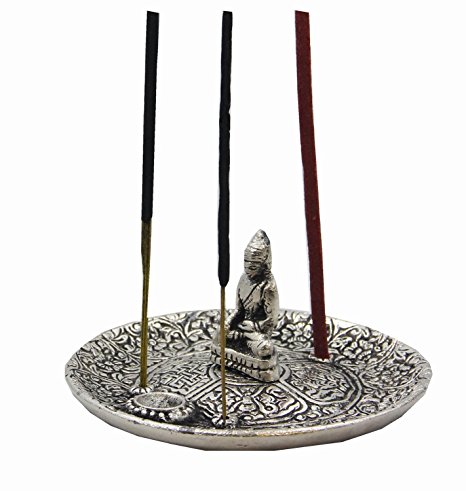 DharmaObjects Tibetan Buddha Incense Burner Holder