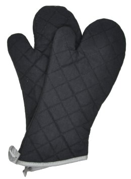 Flame Retardant Quilted Oven Mitts Commercial Grade 2-Pack