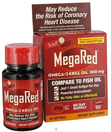 Schiff MegaRed Omega-3 Krill Oil 300 mg - 220 Softgels ,Schiff -gt