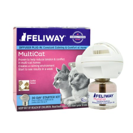 CEVA Animal Health D89410B Feliway MultiCat Starter Kit, 48ml