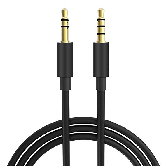 10 FT Extra Long Male to Male Universal Aux Audio Stereo Cable for All 3.5mm-Enabled Devices, Apple iPhone, iPad, iPod, HDTV, PC, Phone, Windows, MP3, Headphones, Home/Car Stereos and More (10FT)